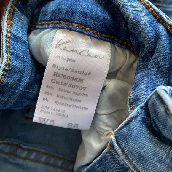 KanCan Estilo Jean Shorts Distressed Size 5 / 26 - Picture 8 of 8